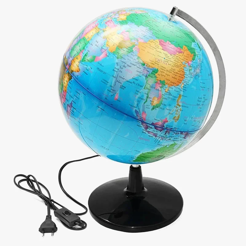 globe terrestre lumineux éducatif pour apprendre aux enfants