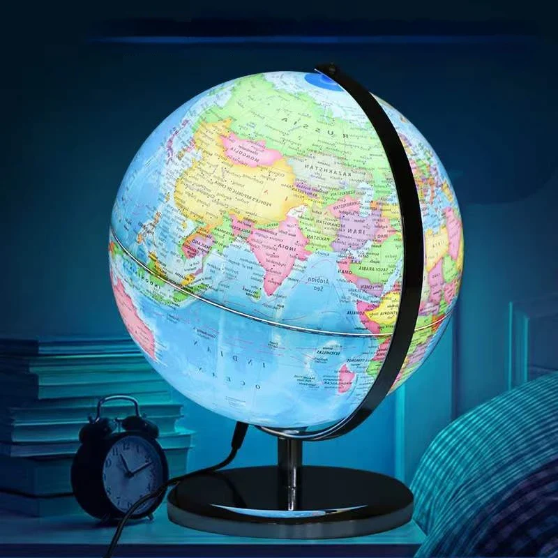 globe terrestre lumineux pour apprendre langlais et le chinois aux enfants - Image 2