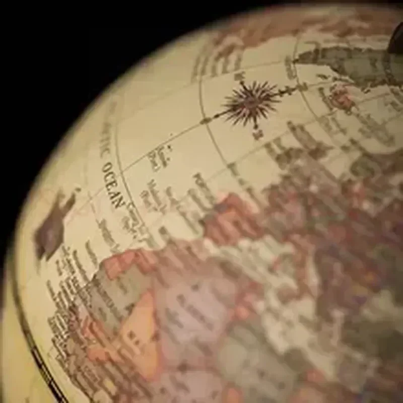 globe terrestre rétro haute définition pour étudiants éducatif rotatif - Image 5