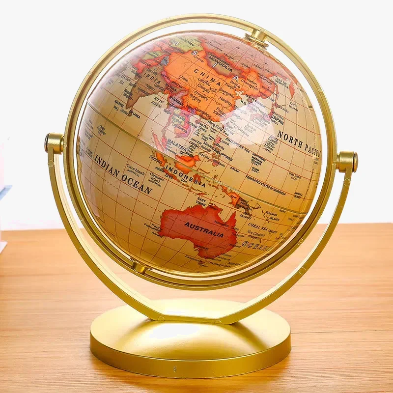 globe terrestre rétro rotatif haute définition pour étudiants en géographie - Image 4