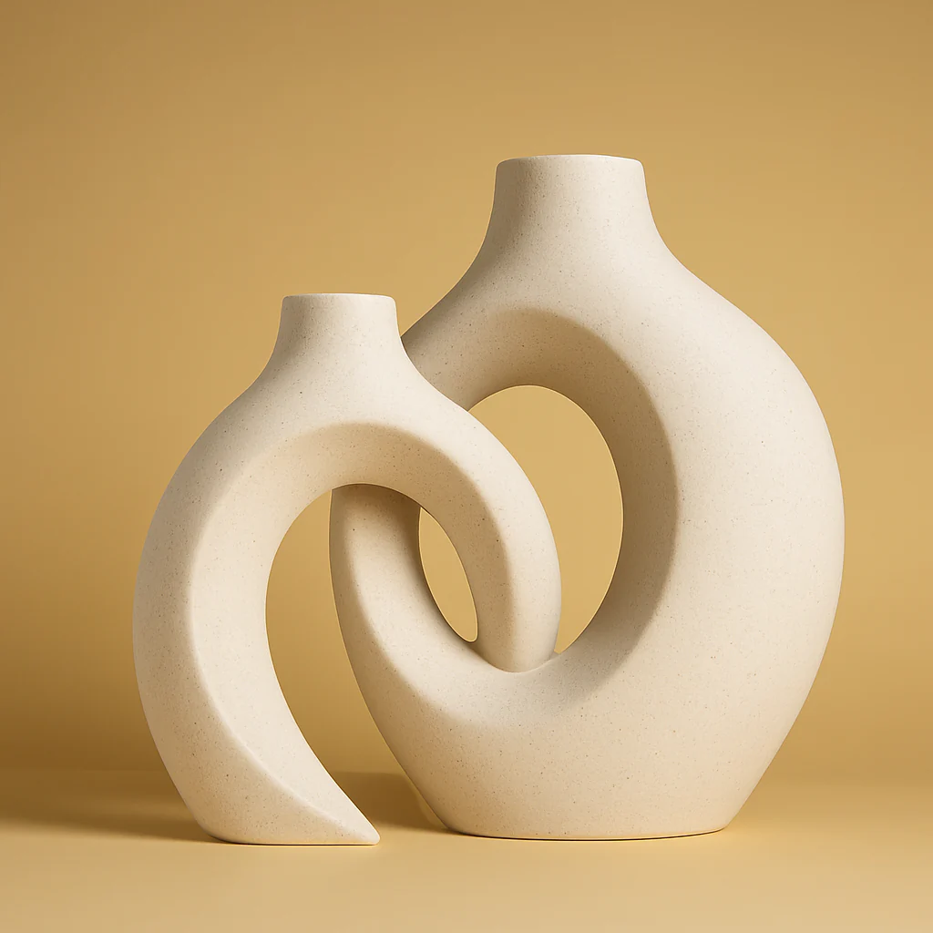 grand vase décoratif en céramique pour un intérieur moderne et élégant - Image 2