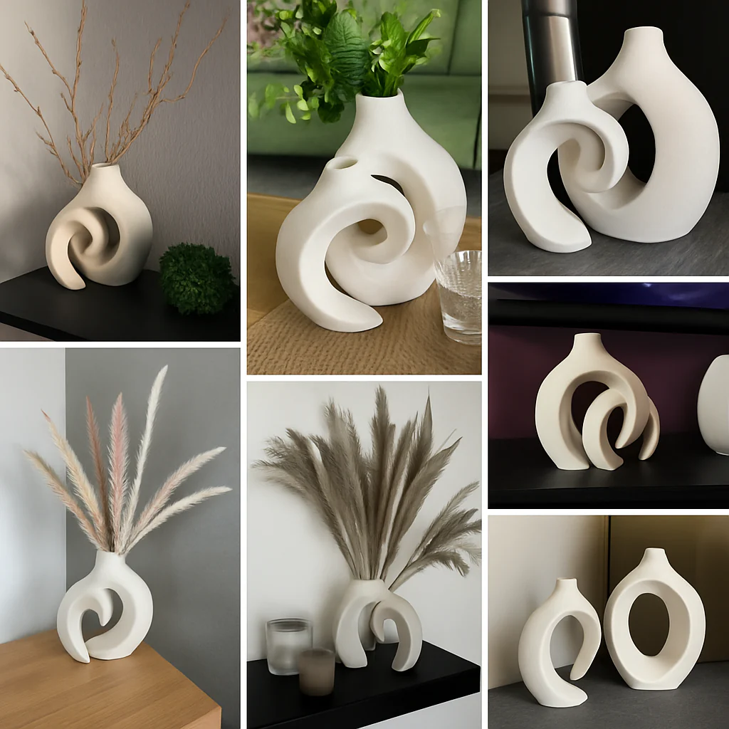 grand vase décoratif en céramique pour un intérieur moderne et élégant - Image 7