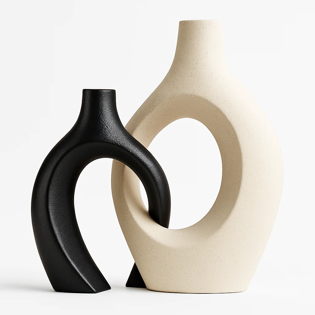 grand vase décoratif en céramique pour un intérieur moderne et élégant - Image 9