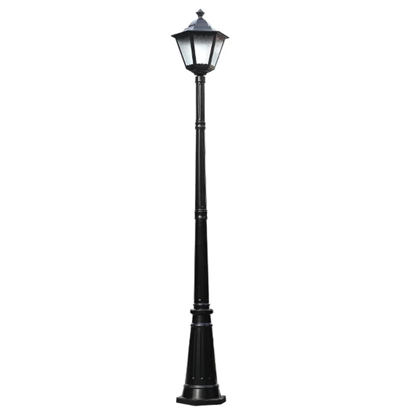 (H≈2.4M) Courtyard Lamp Street Lamp Outdoor Lawn Lamp Outdoor Waterproof Villa Garden Community High Pole Lamp Post Lamp - Image 2