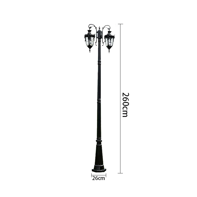 (H≈2.6M)Villa Home Outdoor Garden Light Park Community Landscape Street Project Lighting Street Lamp - Image 7