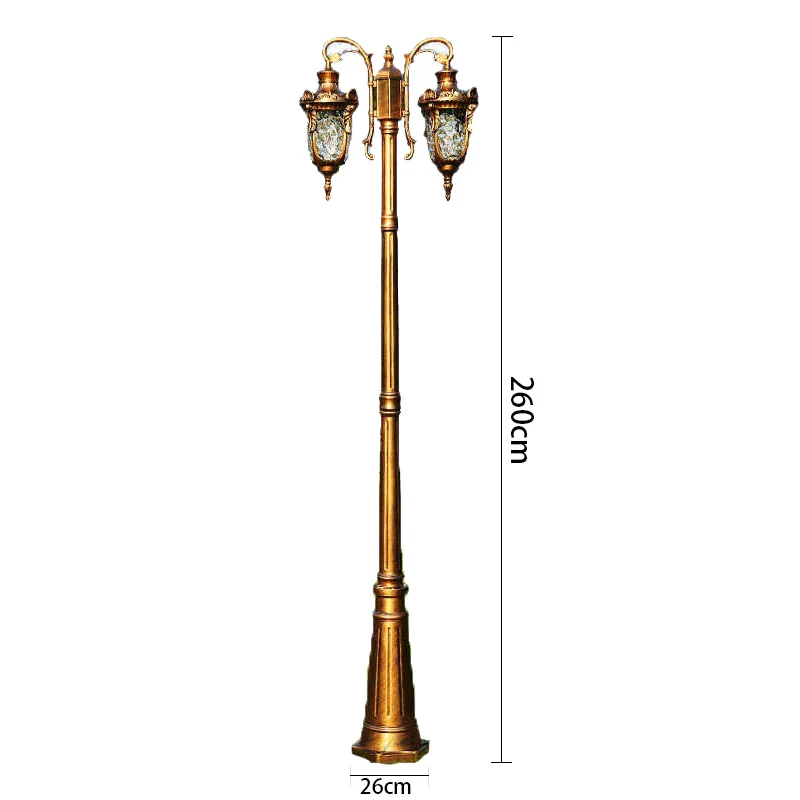 (H≈2.6M)Villa Home Outdoor Garden Light Park Community Landscape Street Project Lighting Street Lamp - Image 8