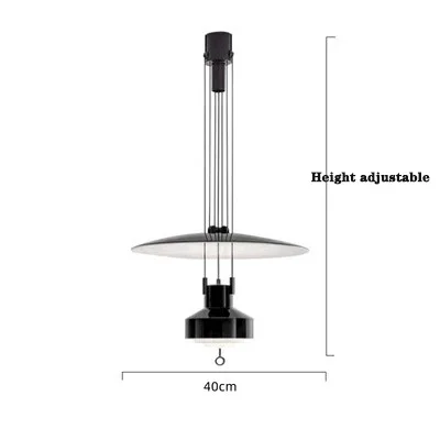 Height Adjustable Suspension Italian Designer Pendant Lamp Hanging Light For Kitchen Restaurant Living Dining Room - Image 10