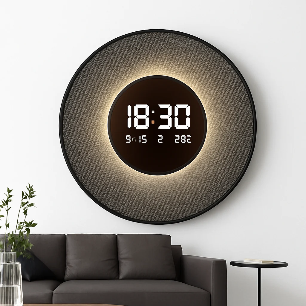 horloge décorative numérique lumineuse pour restaurant et décoration intérieure - Image 4