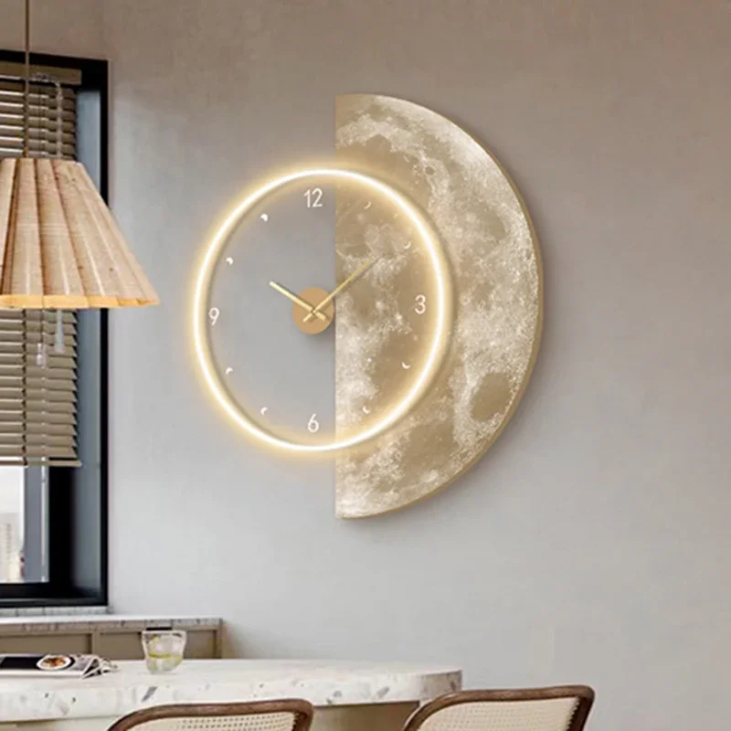 horloge murale à led design moderne pour décoration intérieure - Image 2