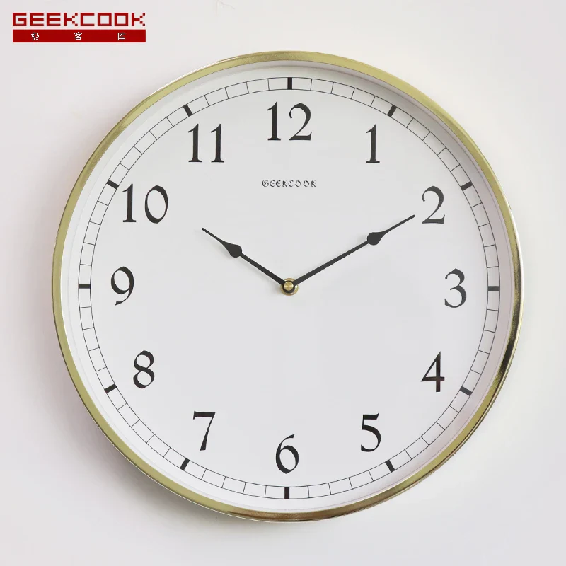 horloge murale de luxe moderne silencieuse pour intérieur - Image 7