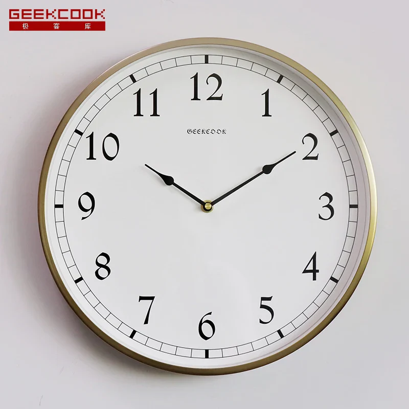 horloge murale de luxe moderne silencieuse pour intérieur - Image 8