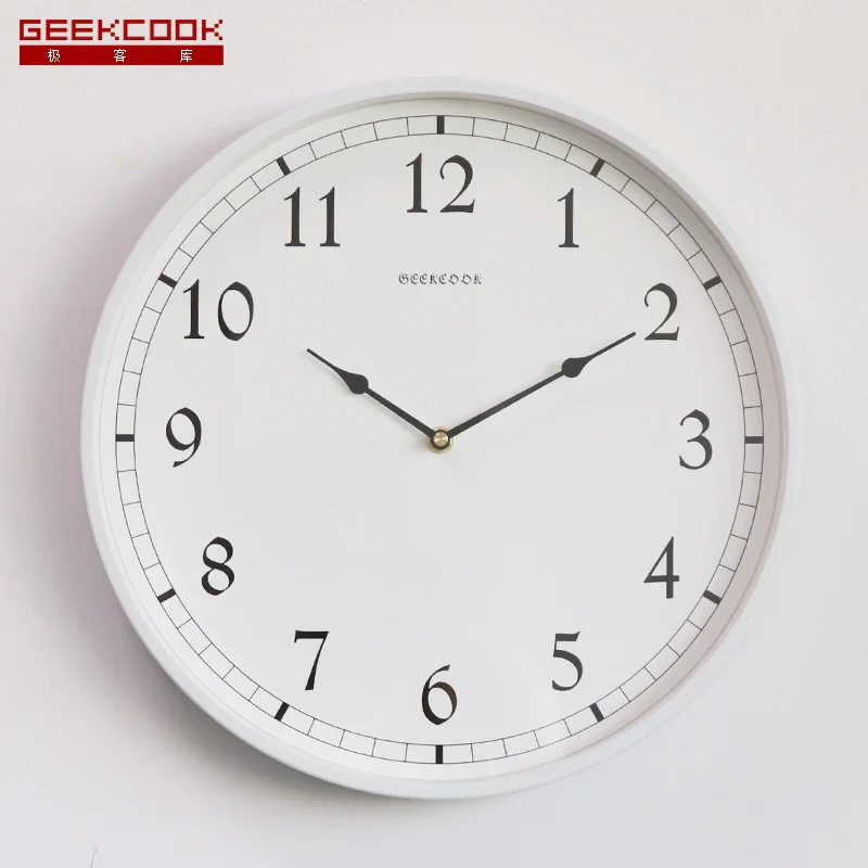 horloge murale de luxe moderne silencieuse pour intérieur - Image 9