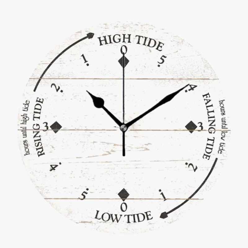 horloge murale de marée côtière décorative et silencieuse - Image 9