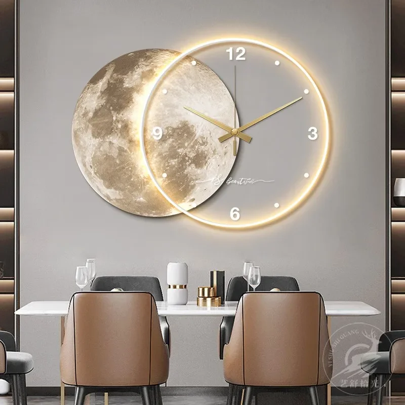 horloge murale design moderne pour décoration intérieure élégante - Image 2