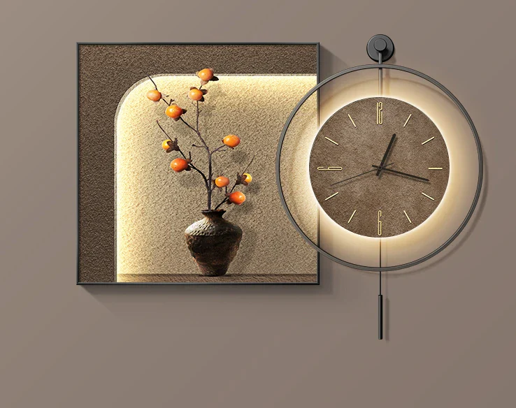 horloge murale grande taille design classique en métal moderne - Image 10