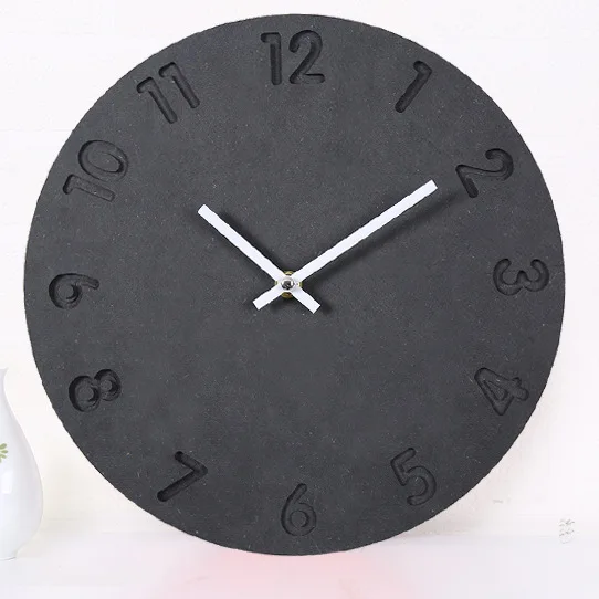 horloge murale numérique en bois design moderne décoration intérieure silencieuse - Image 8