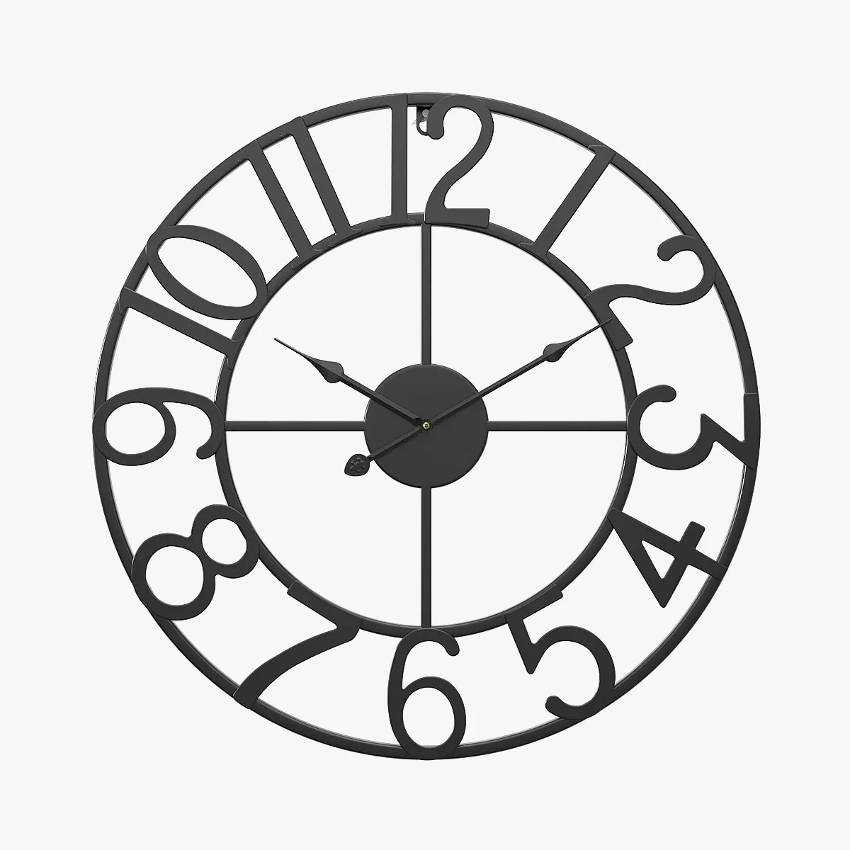 horloge murale rétro en métal décoration créative pour intérieur - Image 6