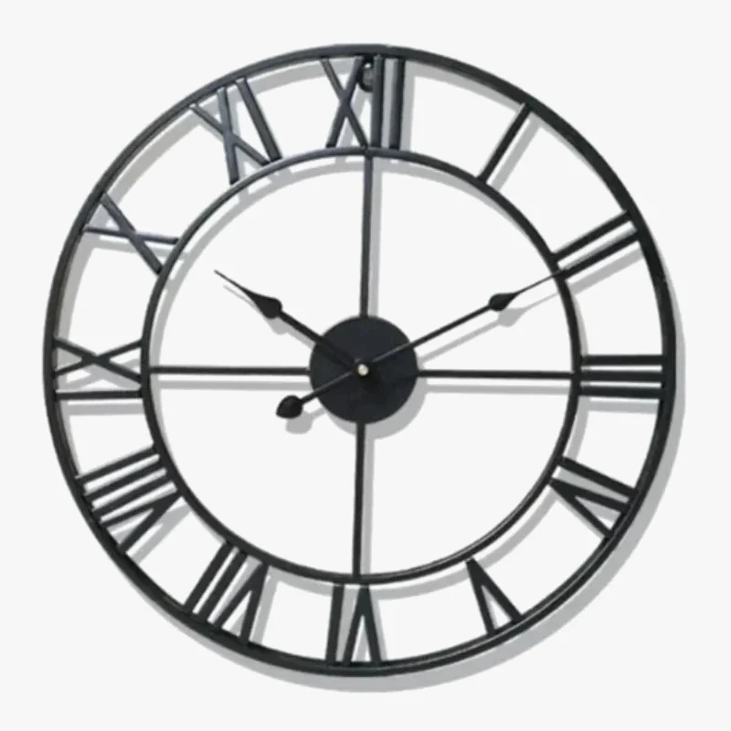 horloge murale rétro en métal décoration créative pour intérieur - Image 8