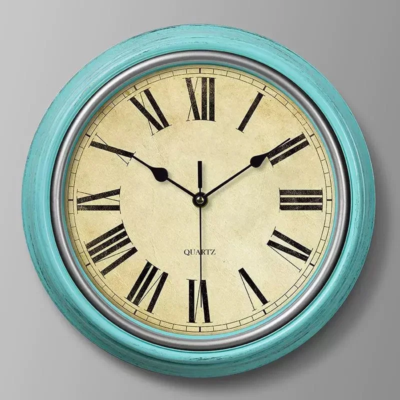 horloge murale rétro nordique silencieuse pour intérieur élégant - Image 11