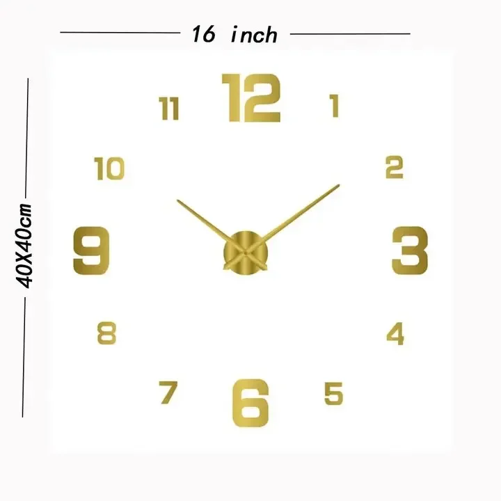 horloge murale rétro nordique silencieuse pour intérieur élégant - Image 15