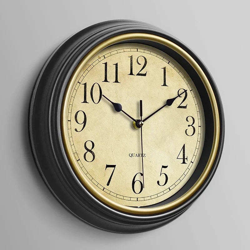 horloge murale rétro nordique silencieuse pour intérieur élégant - Image 8