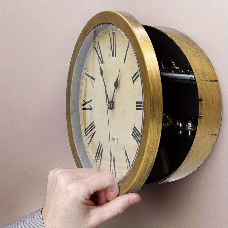 horloge murale rétro personnalisée avec rangement pour bijoux multifunctionnelle - Image 2