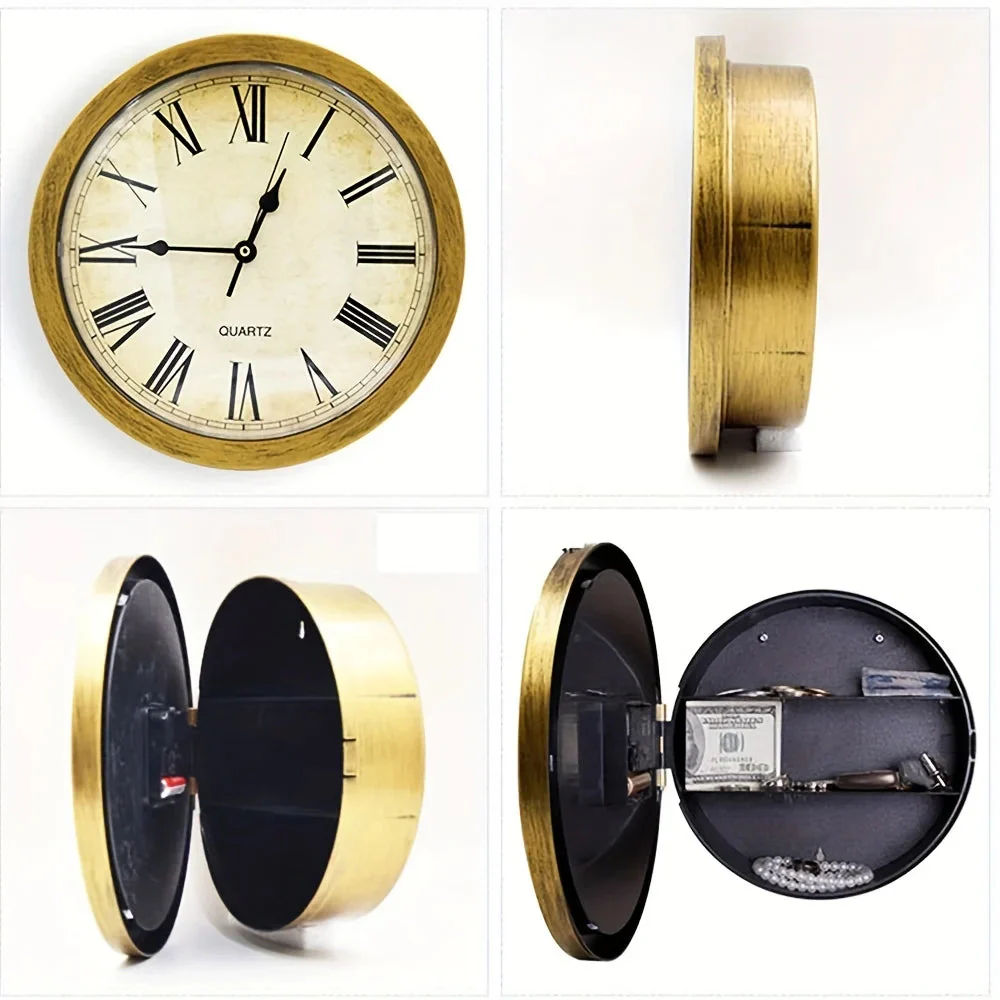 horloge murale rétro personnalisée avec rangement pour bijoux multifunctionnelle - Image 5