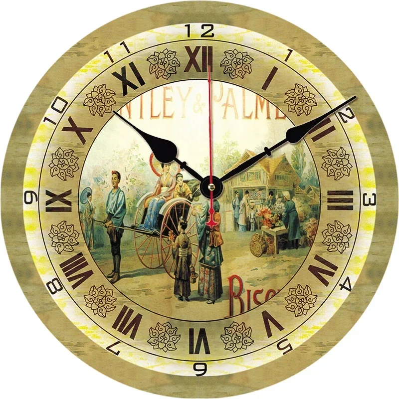 horloge murale rétro silencieuse pour décoration intérieure moderne - Image 13