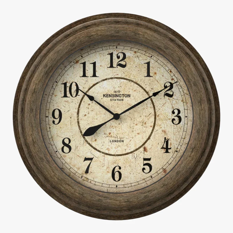 horloge murale rétro style industriel pour décoration intérieure - Image 8