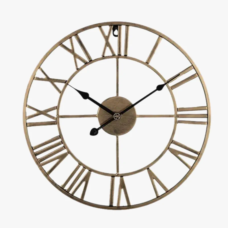 horloge murale silencieuse en fer décoration simple pour la maison - Image 8