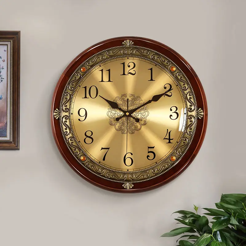 horloge murale silencieuse rétro design 3d pour décoration moderne - Image 2