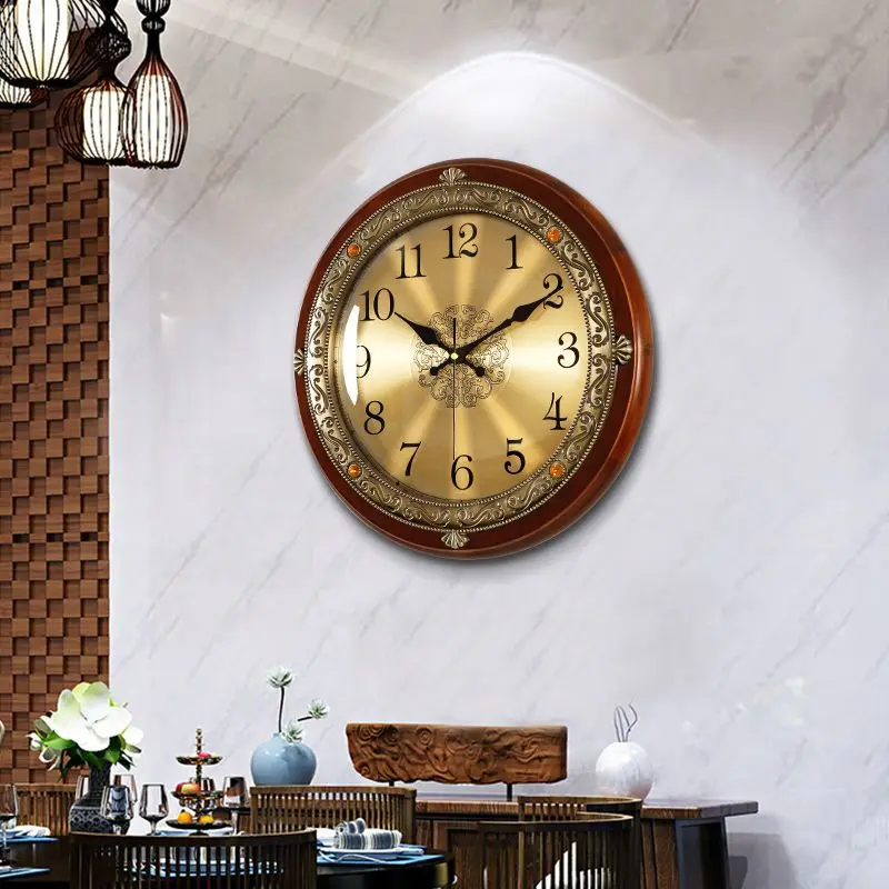 horloge murale silencieuse rétro design 3d pour décoration moderne - Image 3