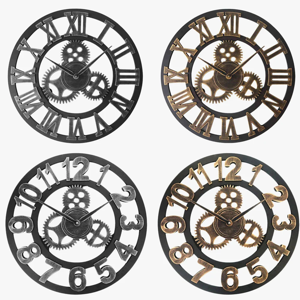 horloge murale style industriel décorative pour vente en gros - Image 3