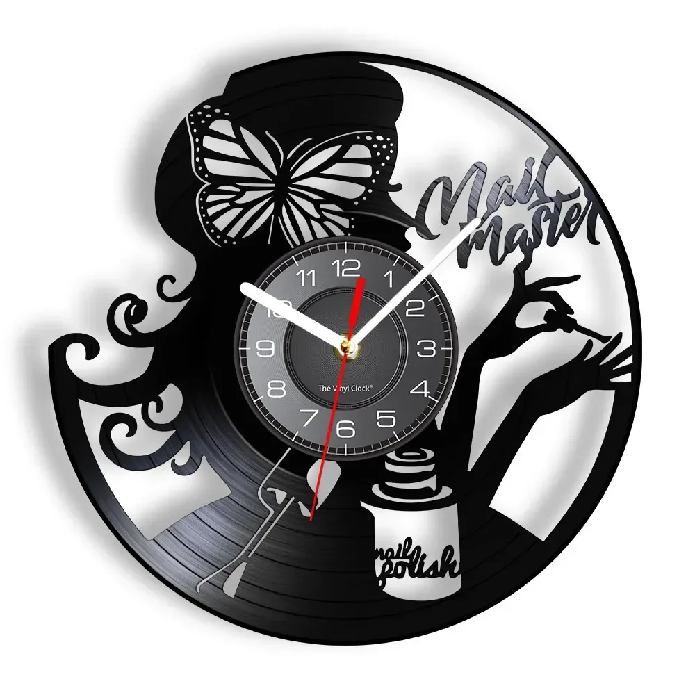 horloge murale vinyle pour salon de manucure et beauté - Image 12