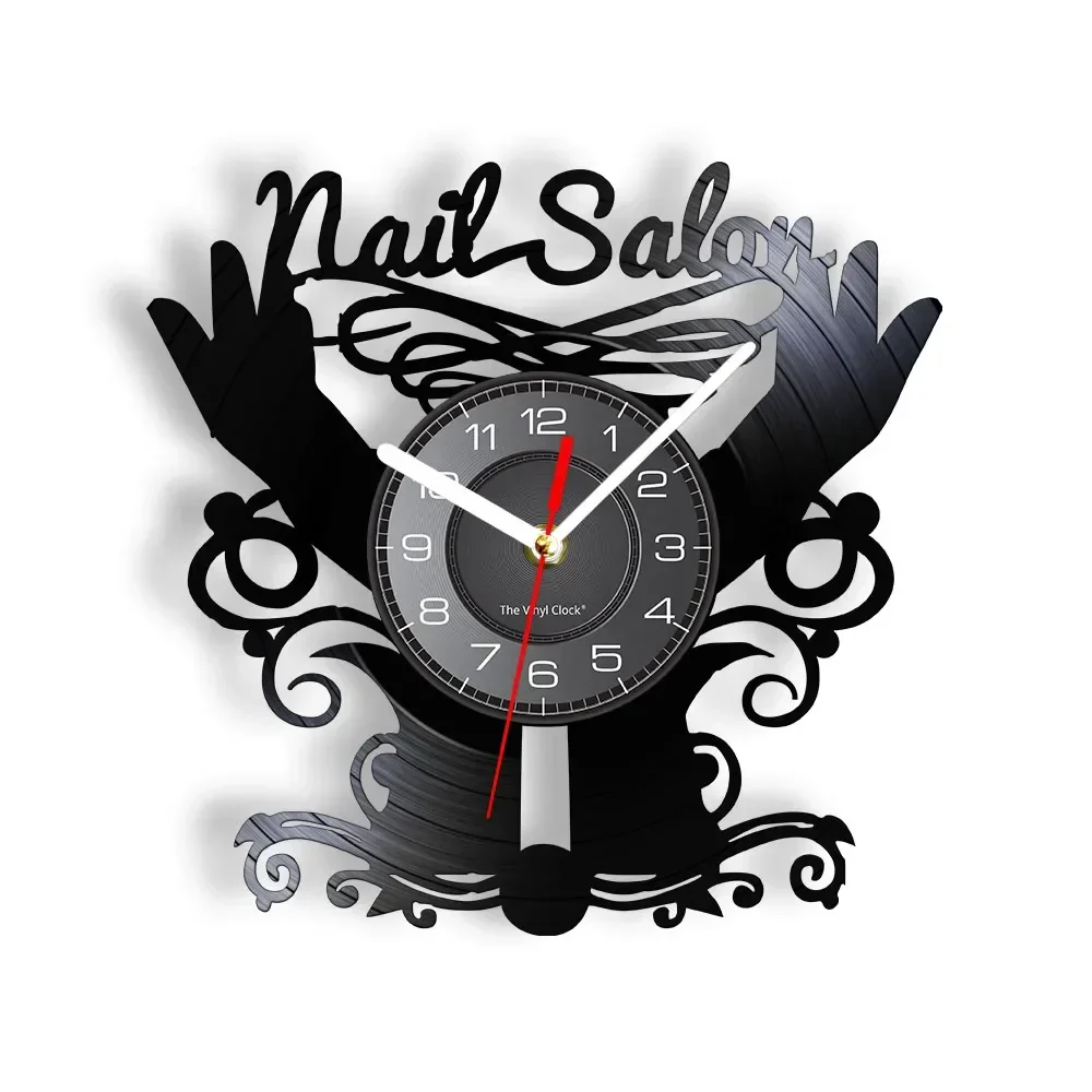 horloge murale vinyle pour salon de manucure et beauté - Image 13