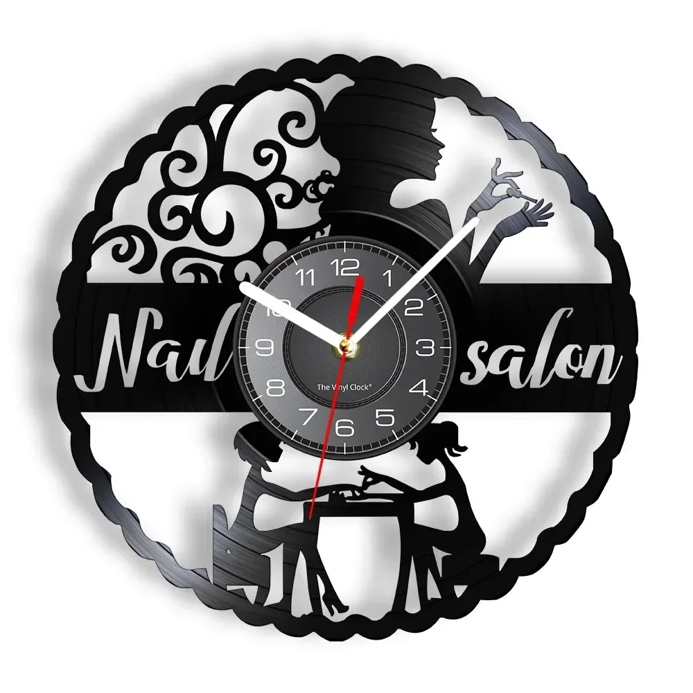 horloge murale vinyle pour salon de manucure et beauté - Image 15