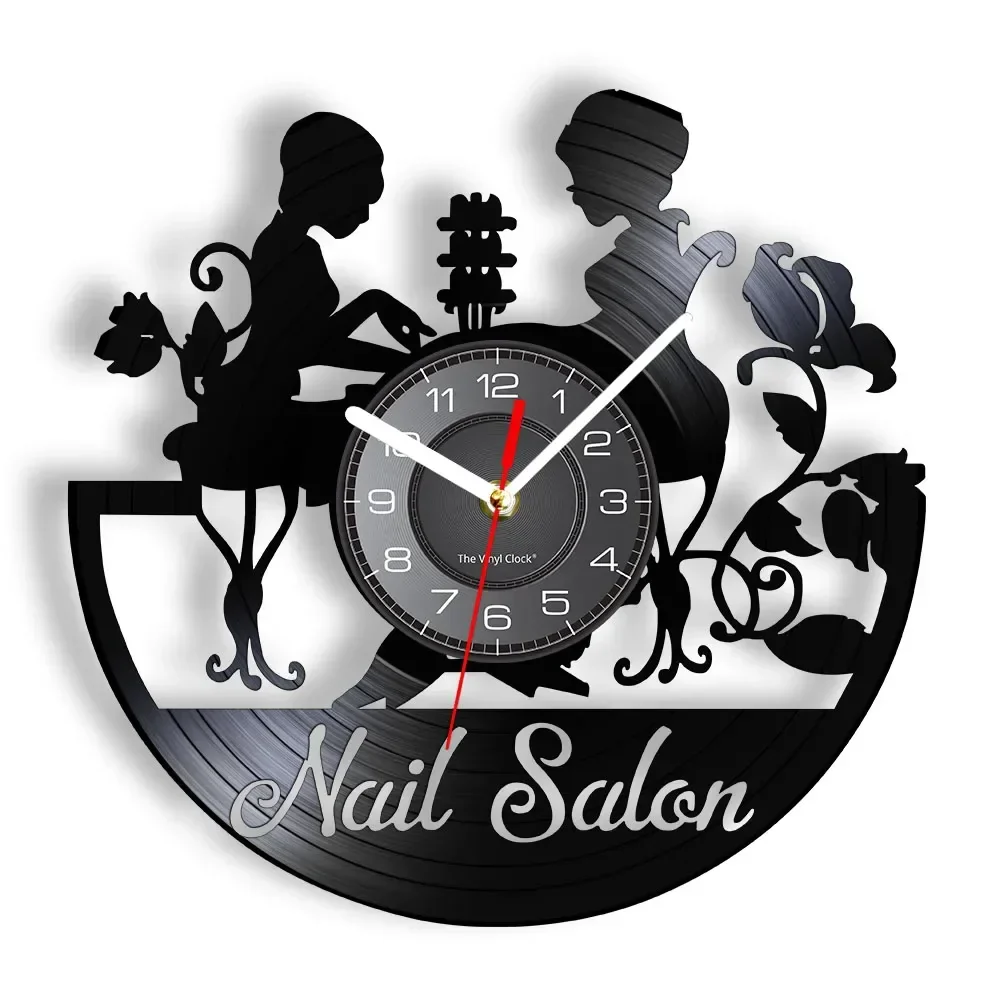 horloge murale vinyle pour salon de manucure et beauté - Image 17