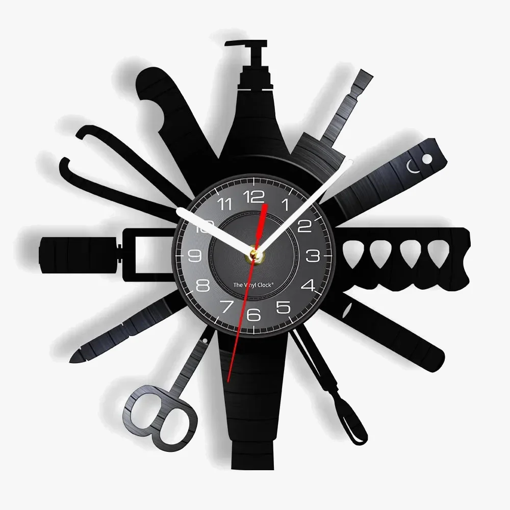 horloge murale vinyle pour salon de manucure et beauté - Image 6