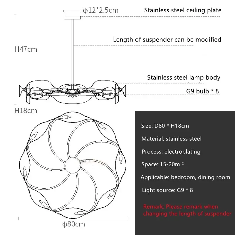 Italian Luxury Pendant Light Living Room Metal Window Artistic Sense Restaurant Hanging Lamp Hotel Lobby LED Lighting Chandelier - Image 7