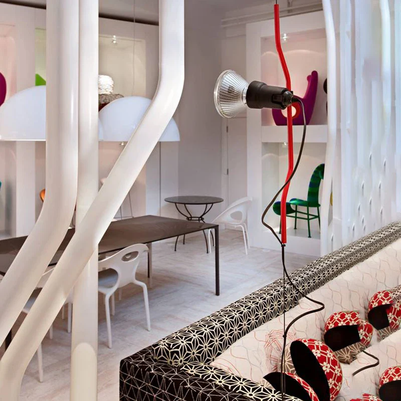 Italian modern creative living room, dining room, bedroom, bedside study, LED chandelier, designer model room, decorative sofa, - Image 3