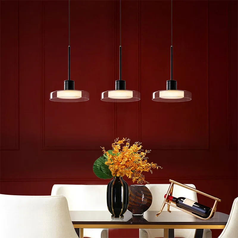 Italy Design Glass Small Chandelier for Bedroom Living Dining Room Led Pandant Light Home Decor Fixture Hanging lamp - Image 4