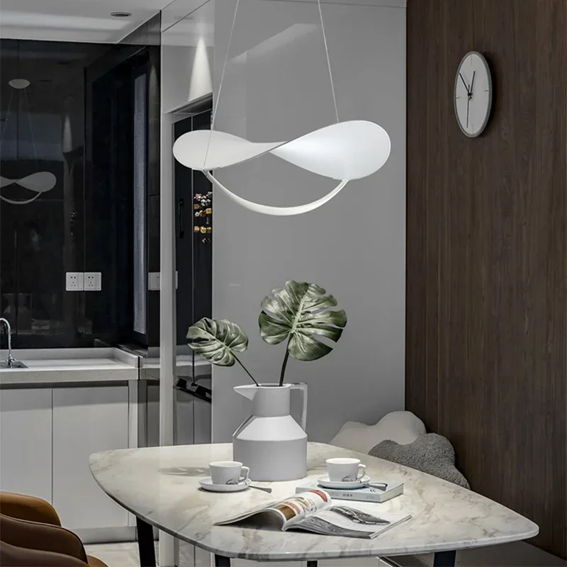 Italy Design High Quality Dining Room Kitchen Island Hanging Lamp Pendant Light Cloth Ceiling Chandelier Close to Original - Image 3