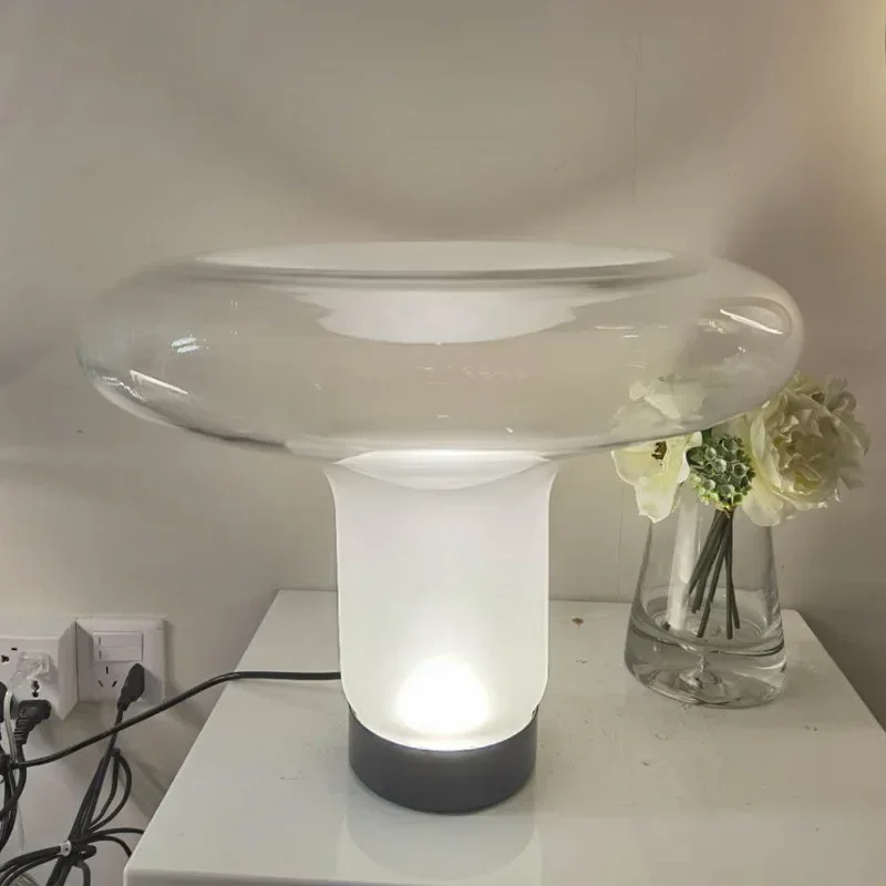 Italy Design Mushroom Table Lamps Glass Desk Light Close to Original for Bedroom Living Room - Image 3