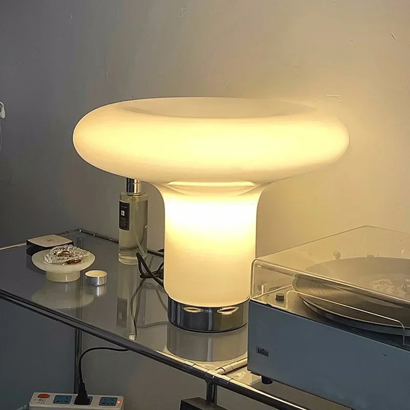 Italy Design Mushroom Table Lamps Glass Desk Light Close to Original for Bedroom Living Room - Image 5