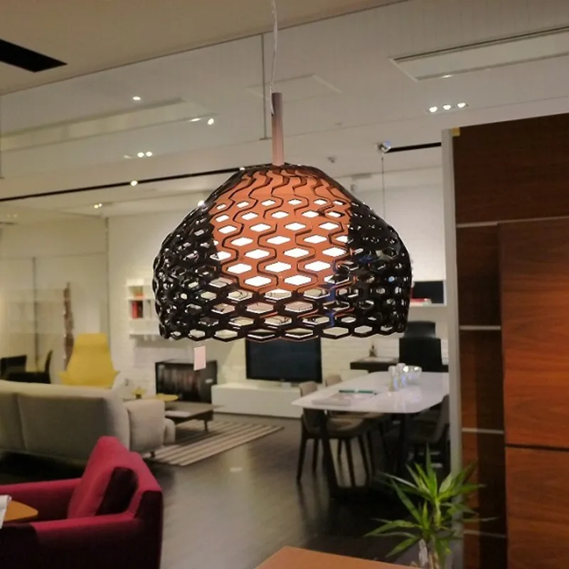 Italy Design Pendan Lamp Hollow out Suspension Ceiling Light Hanging for Living Dining Room Kitchen Island - Image 2