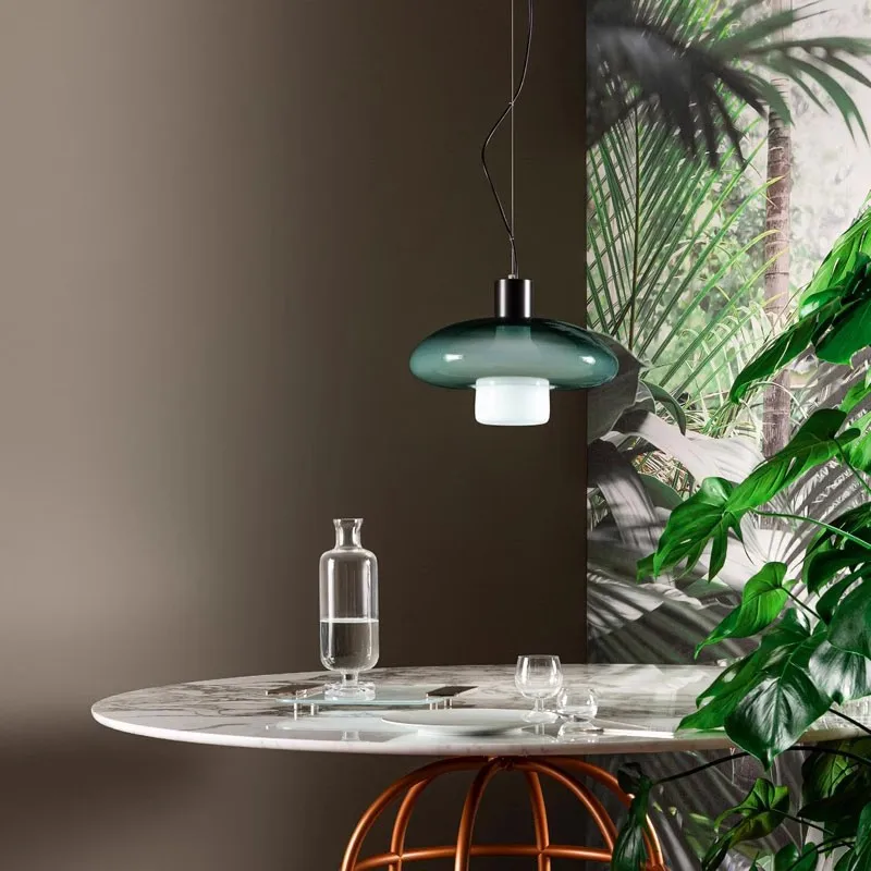 Italy Designer Glass Pendant Lamp Modern Ceiling Suspension Chandelier Hanging Light for Kitchen Island Dining Room - Image 2