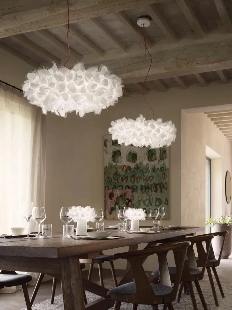 Italy Petal Lustre Led Chandelier Ceiling Pendant Lamps Suspension Hanging Light Fixture Indoor - Image 2