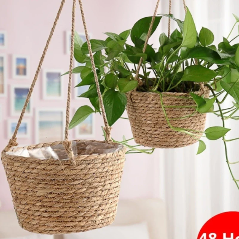 jardinière suspendue en macramé pour plantes d'intérieur et d'extérieur - Image 2