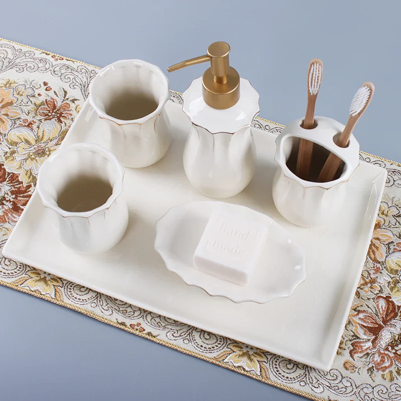 kit de salle de bain en céramique Jingdezhen de qualité supérieure - Image 3