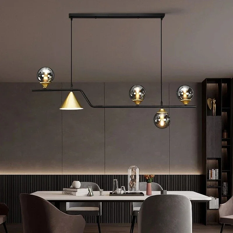 Kithchen Island Chandelier Nordic Pendant Lamp Glass Suspension Luminaire Ceiling Hanging Lamps - Image 3